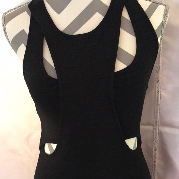 bebe Dresses & Skirts - Sexy Bebe Black dress with cutouts